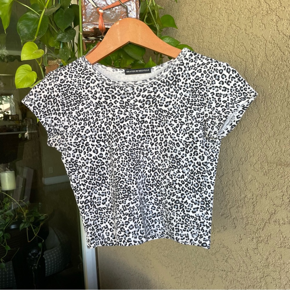 brandy tee, great quality, fits like xs/s, cropped
